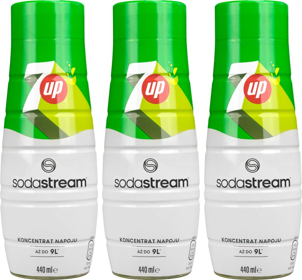 SodaStream Getränke-Sirup 7UP, 440ml, 3 Stück