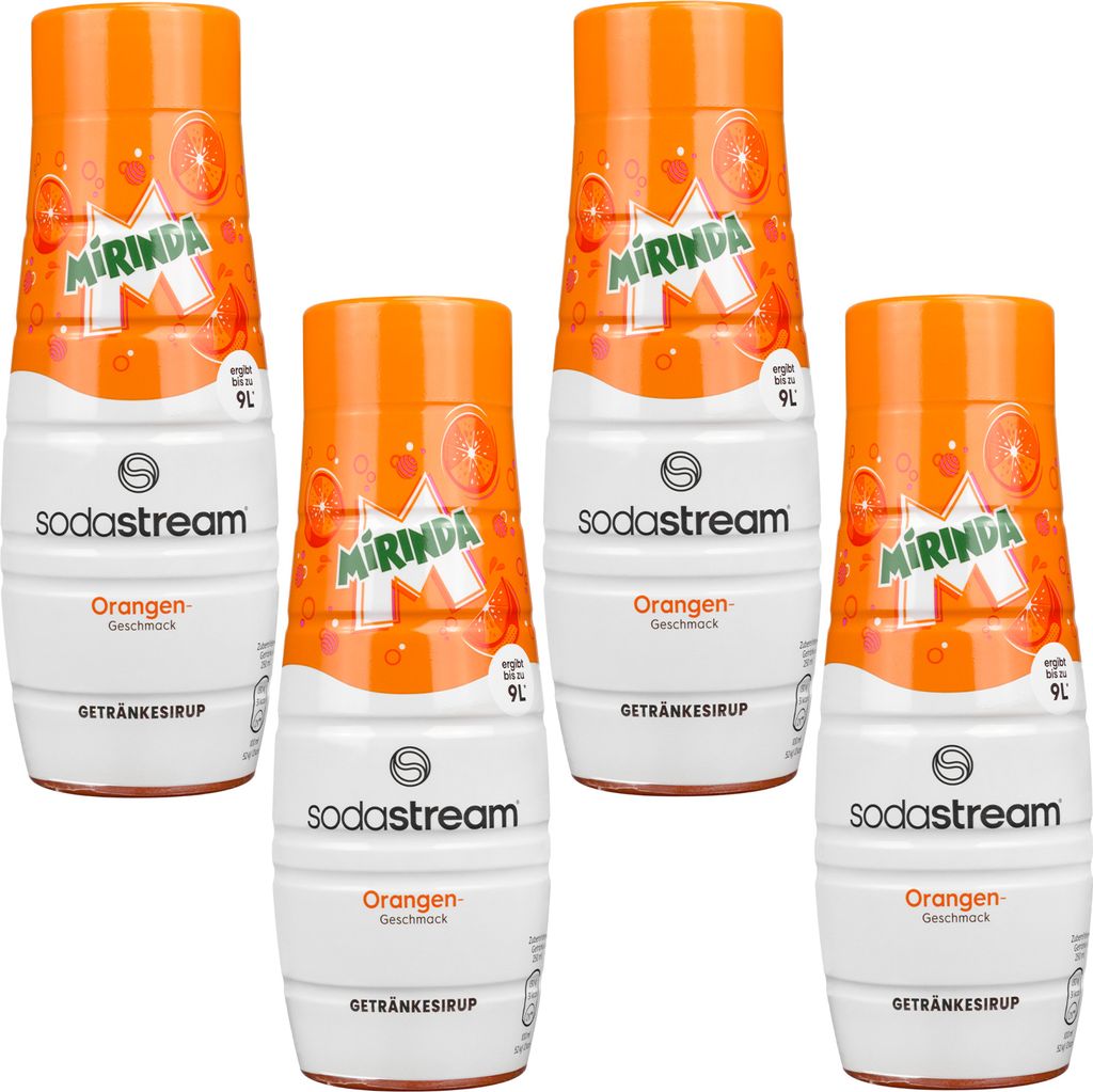 SodaStream Getränke-Sirup Mirinda, 440ml, 4 Stück