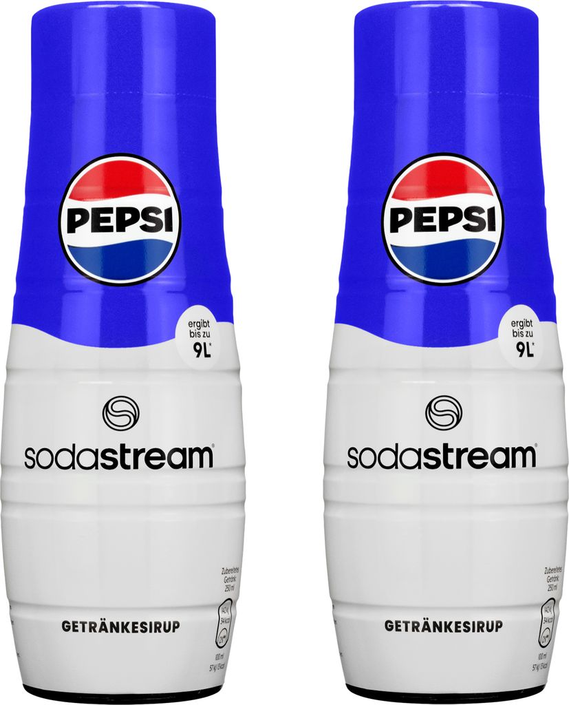 SodaStream Getränke-Sirup Pepsi, 440ml, 2 Stück
