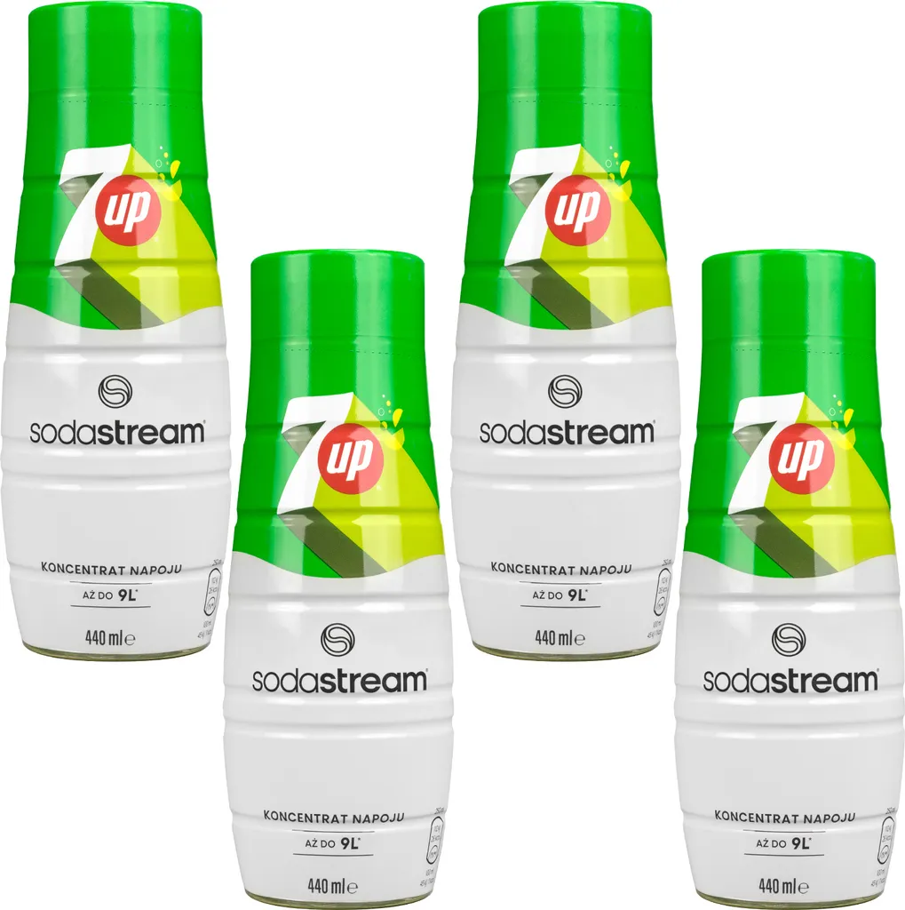 SodaStream Getränke-Sirup Softdrink 7UP 440ml (4er Pack)