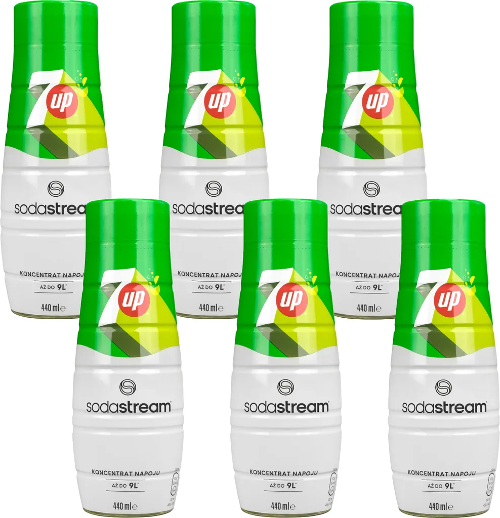 SodaStream Getränke-Sirup Softdrink 7UP 440ml 6 Stück