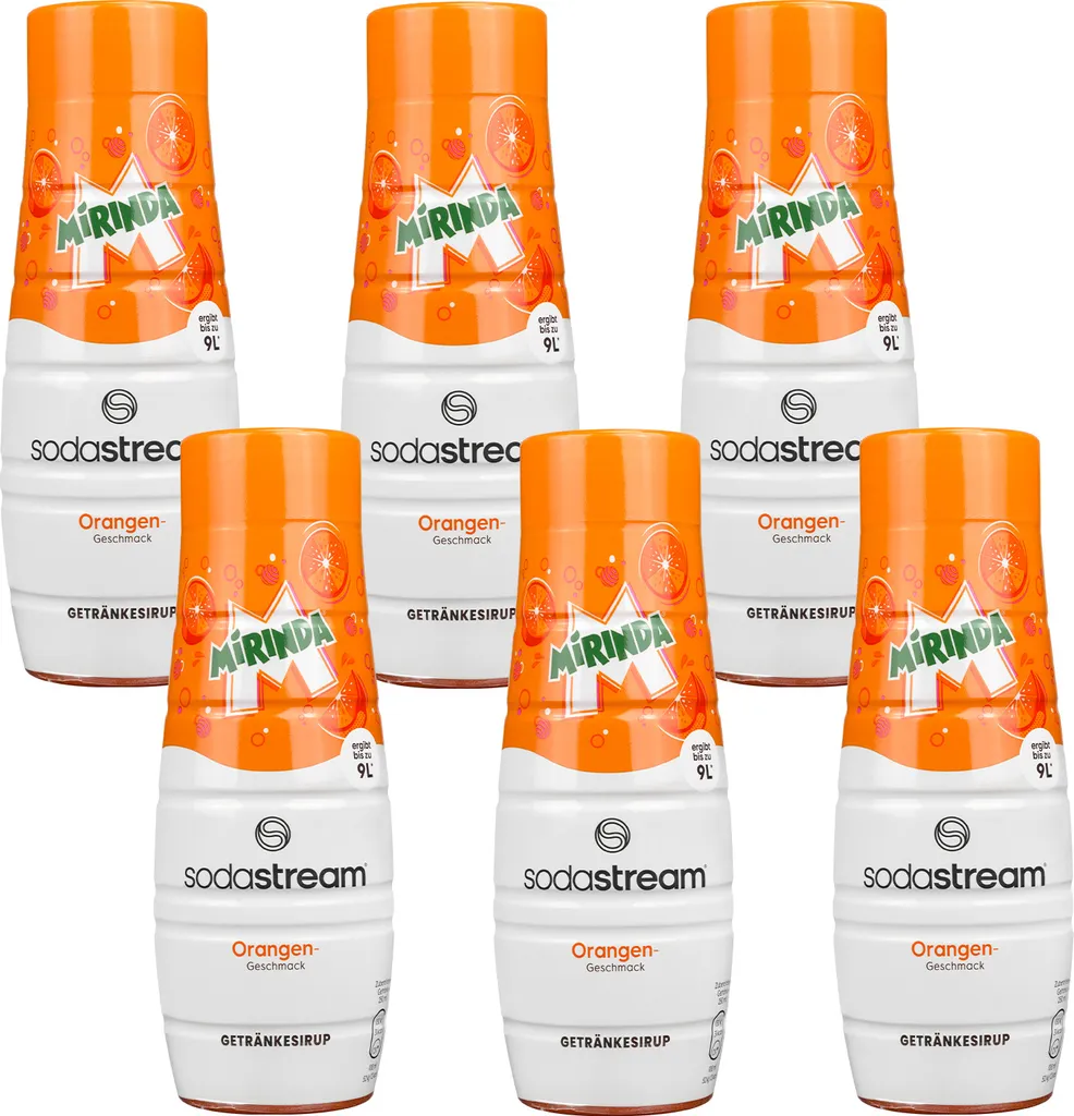 SodaStream Getränke-Sirup Softdrink Mirinda 440ml 6 Stück