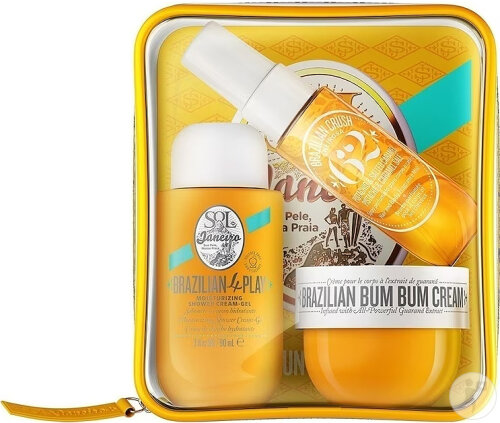 Sol De Janeiro Brazilian Bum Bum Jet Set Cream + Gel + Fragrance Mist 3 products