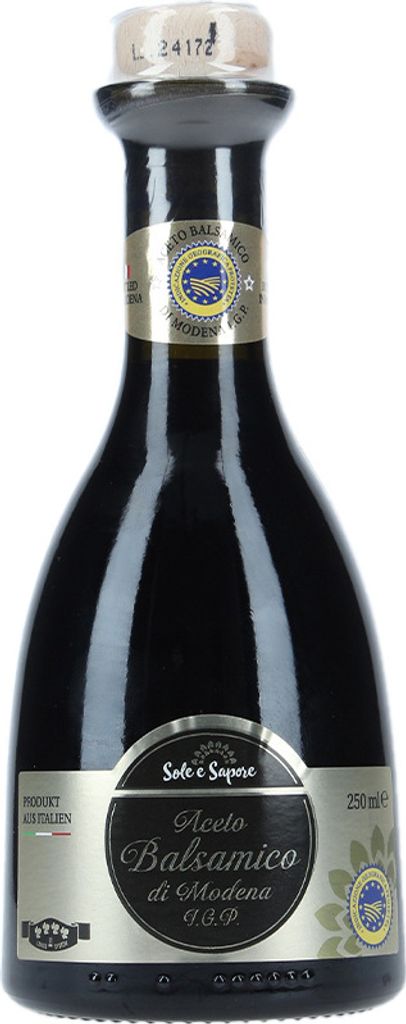 SOLE E SAPORE Aceto Balsamico di Modena I.G.P. Gold Label 250ml