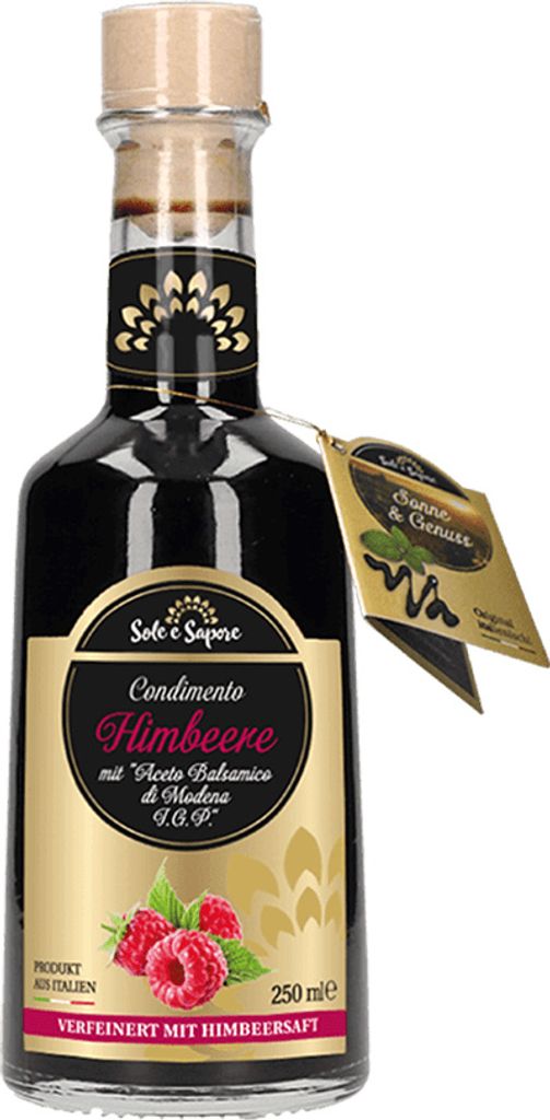 SOLE E SAPORE Condimento Raspberry Aceto Balsamico I.G.P. 250ml