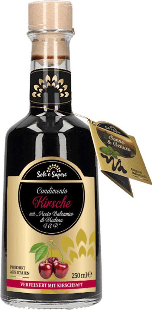 SOLE E SAPORE Condimento Cherry Aceto Balsamico I.G.P. 250ml