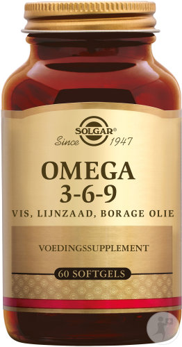 Solgar Omega 3-6-9 dietary supplement 60 capsules