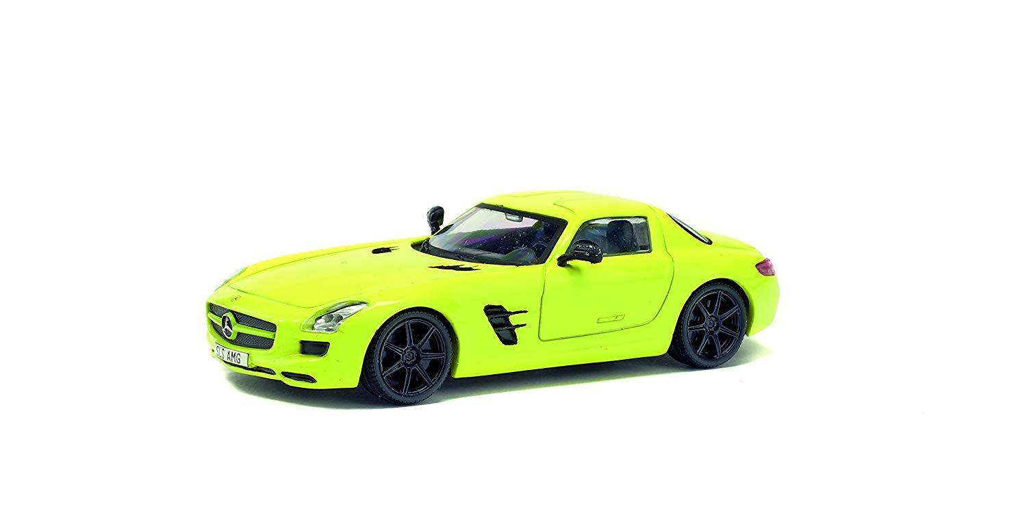 Solido 421436170 Mercedes Benz Sls 2010, 1: 43 Scale – Yellow