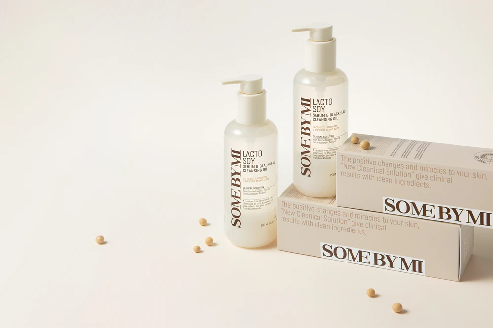 Some By Mi Lacto Soy Sebum & Blackhead Cleansing Oil gentle cleansing oil for sensitive skin