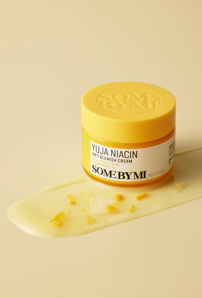 Some By Mi Yuja Niacin Anti Blemish Moisturizing and Brightening Face Cream For Hyperpigmented Skin