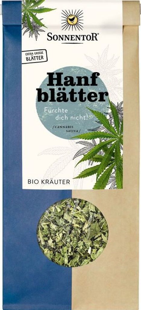 Sonnentor loose hemp leaves -- 40g x 6 - 6-pack