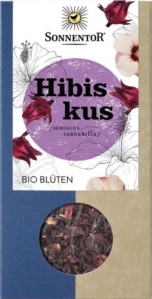 Sonnentor Hibiscus loose -- 80g x 6 - 6-pack VPE