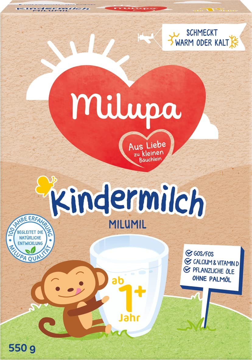 Milupa milumil Children\'s Milk 1+, pack of 5 (5 x 550g)