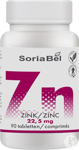 Soria Natural Zinc 22.5mg Bio-Active 90 tablets