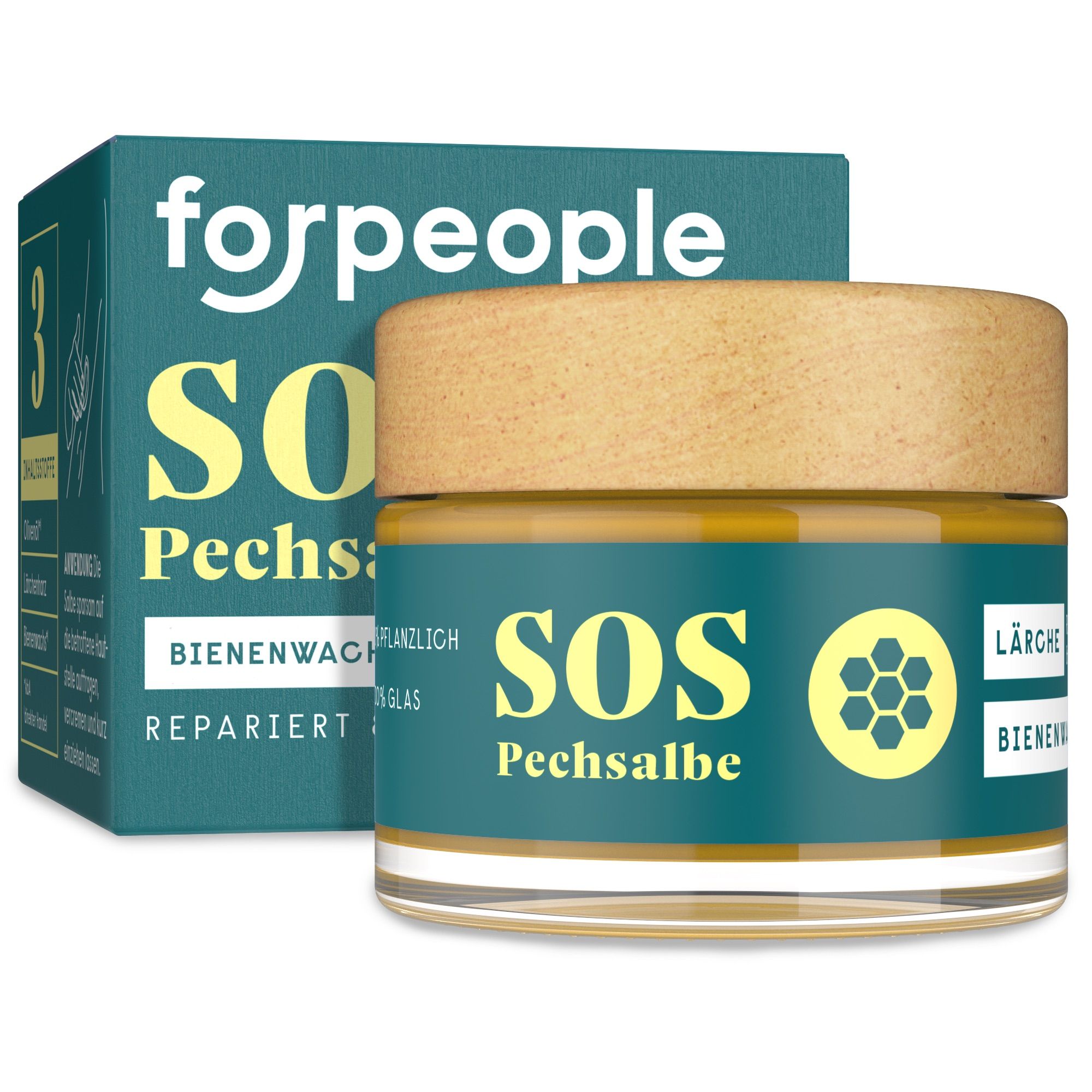 SOS pitch ointment with larch resin