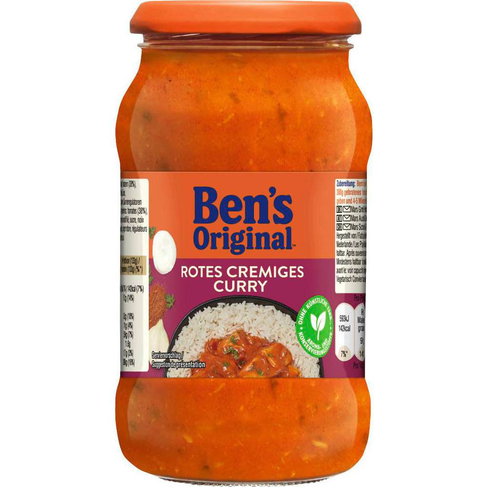 Red creamy curry sauce