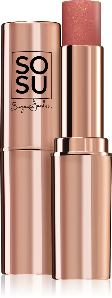 SOSU Cosmetics Blush On The Go Cream Stick powder blusher in the shape of a stick