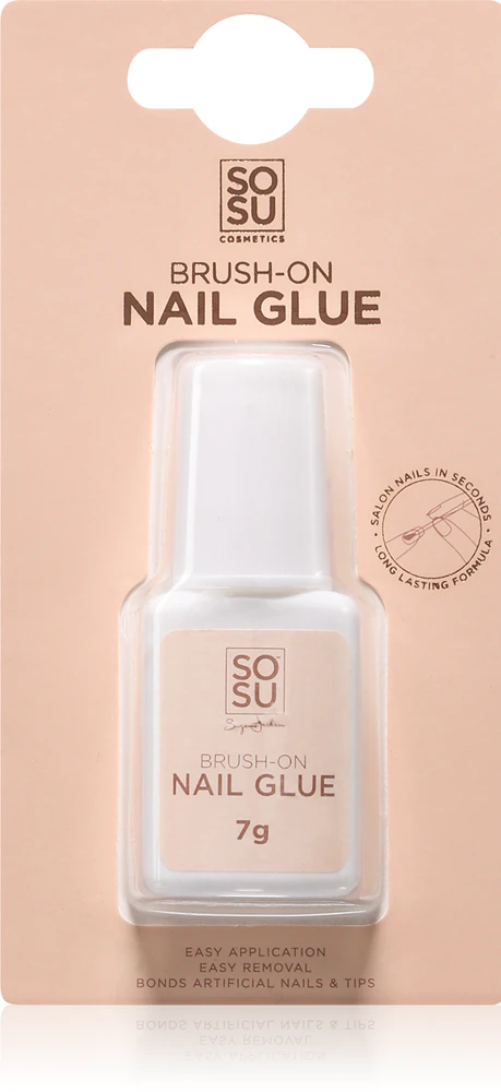 SOSU Cosmetics Brush-On Nail Glue fingernail glue