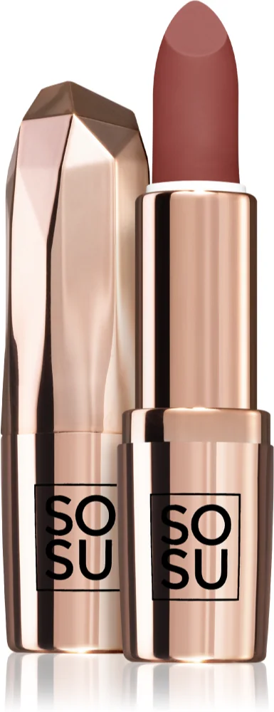 SOSU Cosmetics Let Them Talk Lipstick long-lasting lipstick with a mattifying effect