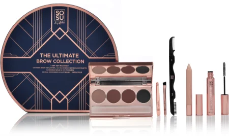 SOSU Cosmetics Limited Edition Ultimate Brow Collection Gift Set (for eyebrows)