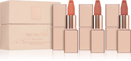 SOSU Cosmetics Try Me Trio Lipstick Set