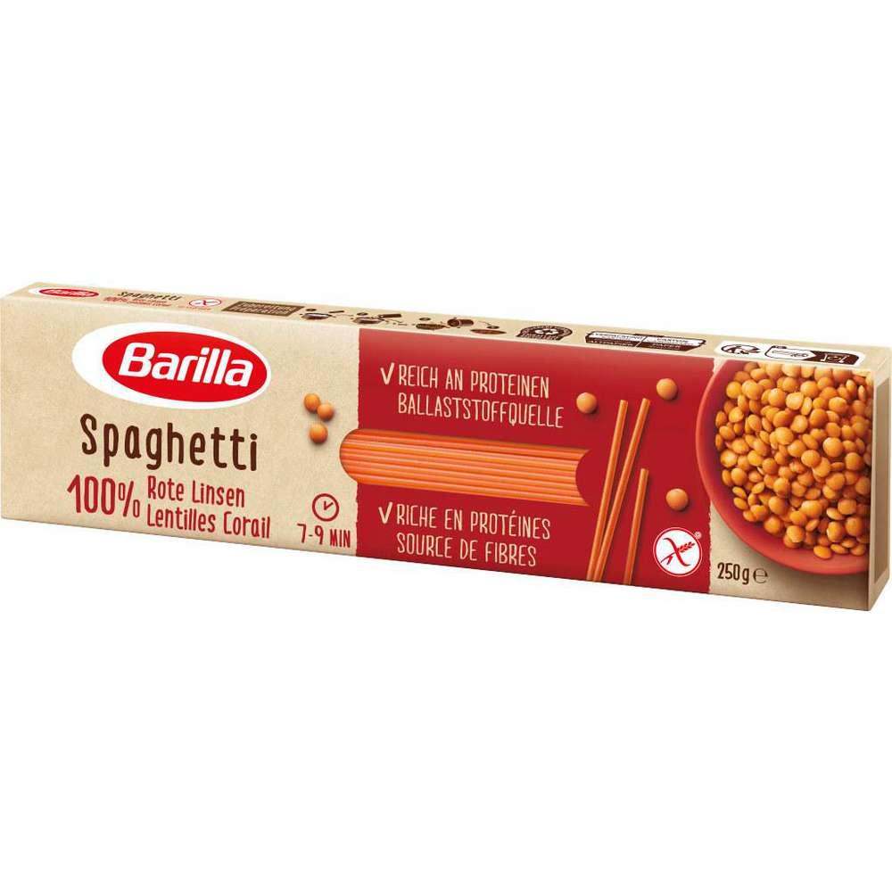 Spaghetti, red lentil pasta