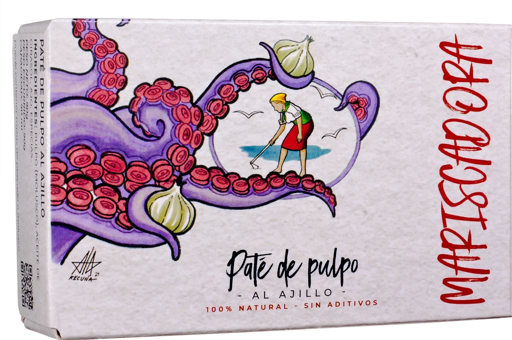 Spanish octopus pate with garlic