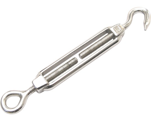 Turnbuckle Ø 5x70 mm stainless steel with hooks and eyes