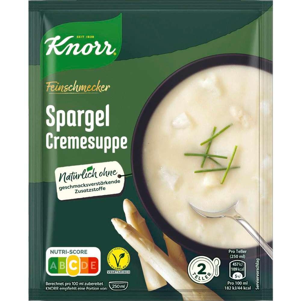 Asparagus cream soup, gourmet