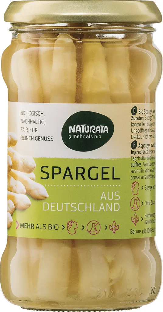 White asparagus spears - 280g jar