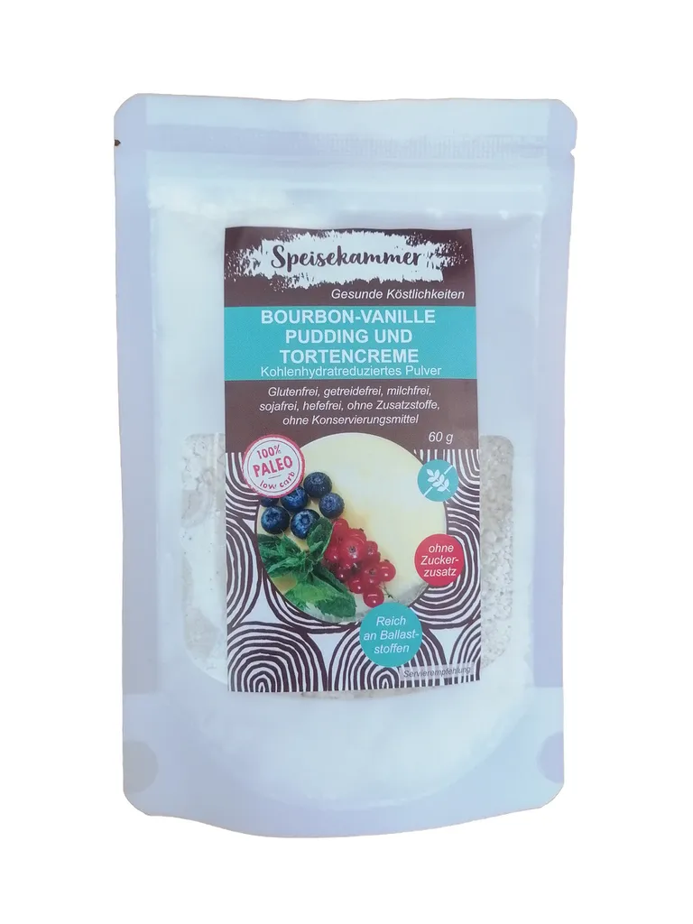 Pantry Bourbon Vanilla Pudding and Cake Cream Powder 60 g / gluten-free / paleo / no added sugar / low-carb