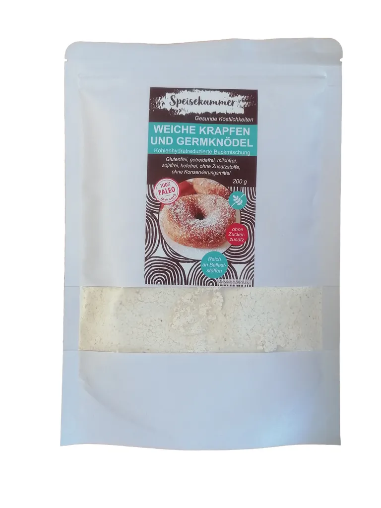 Pantry Soft Doughnuts Germknödel Berlin Baking Mix 200g / gluten-free / paleo / no added sugar / corn-free
