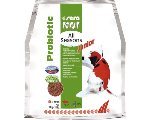Special food sera Koi All Seasons Probiotic Junior 5 kg