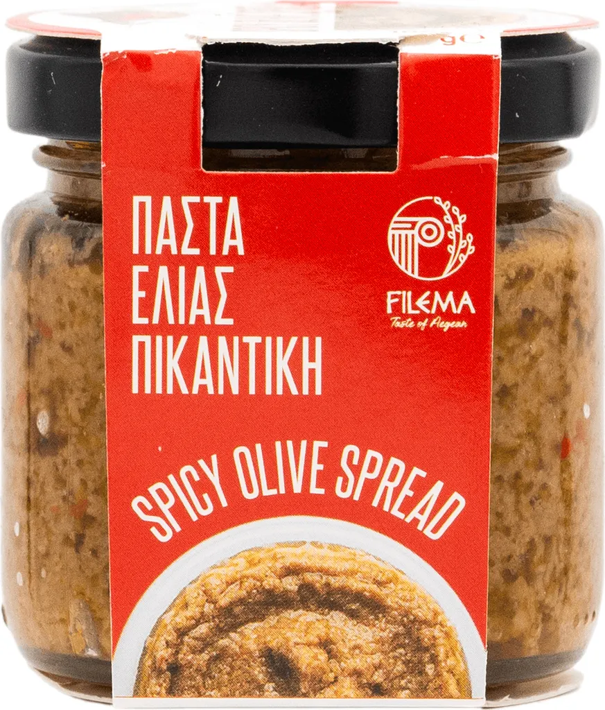 Spicy Kalamon Olivenaufstrich – Würzige Griechische Delikatesse – 100g