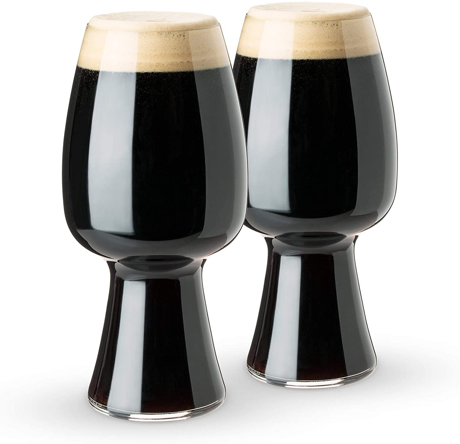 Spiegelau & Nachtmann, Set of 2 Kraft Beer Glasses, Stout, Crystal Glass, 600 ml, Craft Beer Glasses, 4992661