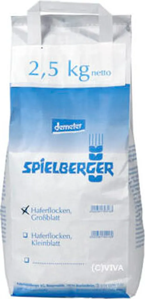 Spielberger Haferflocken Großblatt, Demeter  2,5kg