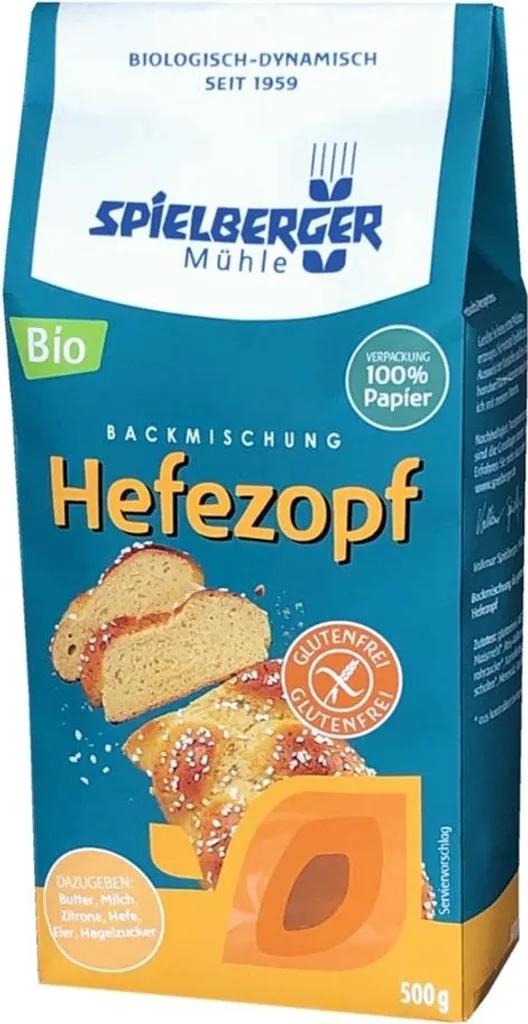 Spielberger Mühle baking mix yeast plait 500g