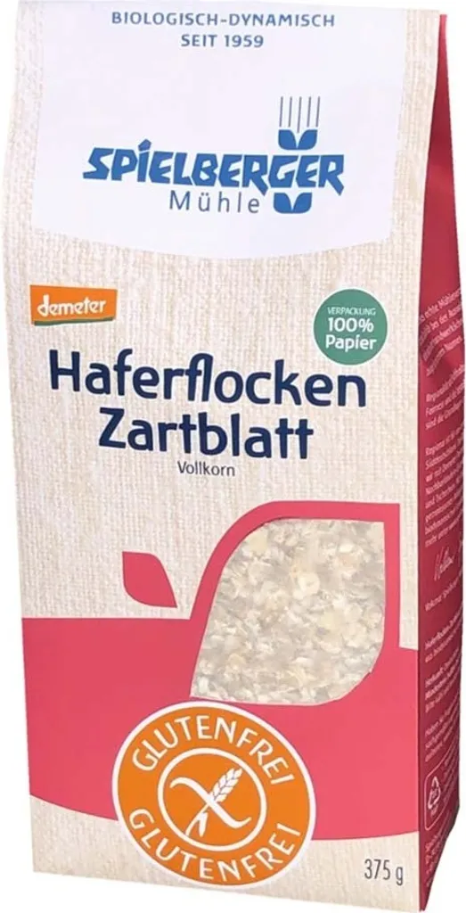 Spielberger Mühle Haferflocken Zartblatt Vollkorn demeter 375g