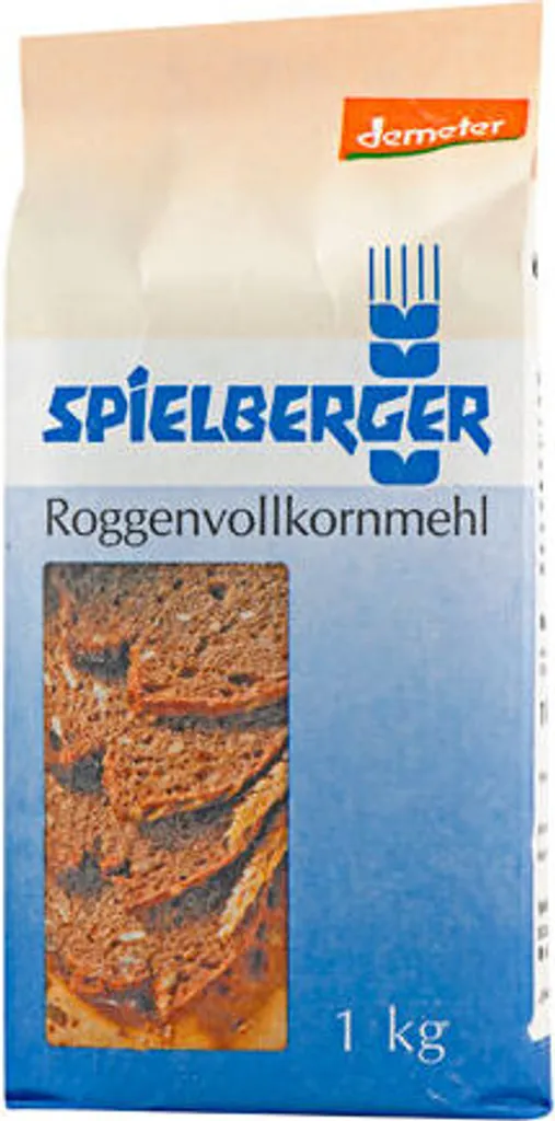 Spielberger wholemeal rye flour, Demeter 1kg
