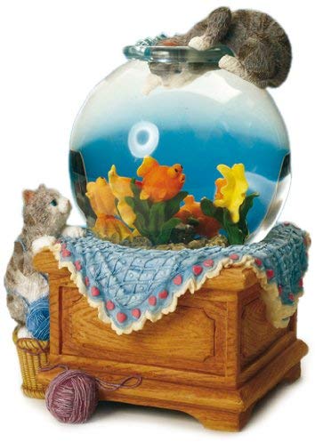 Spieluhrenwelt 25077 Snow Globe Aquarium
