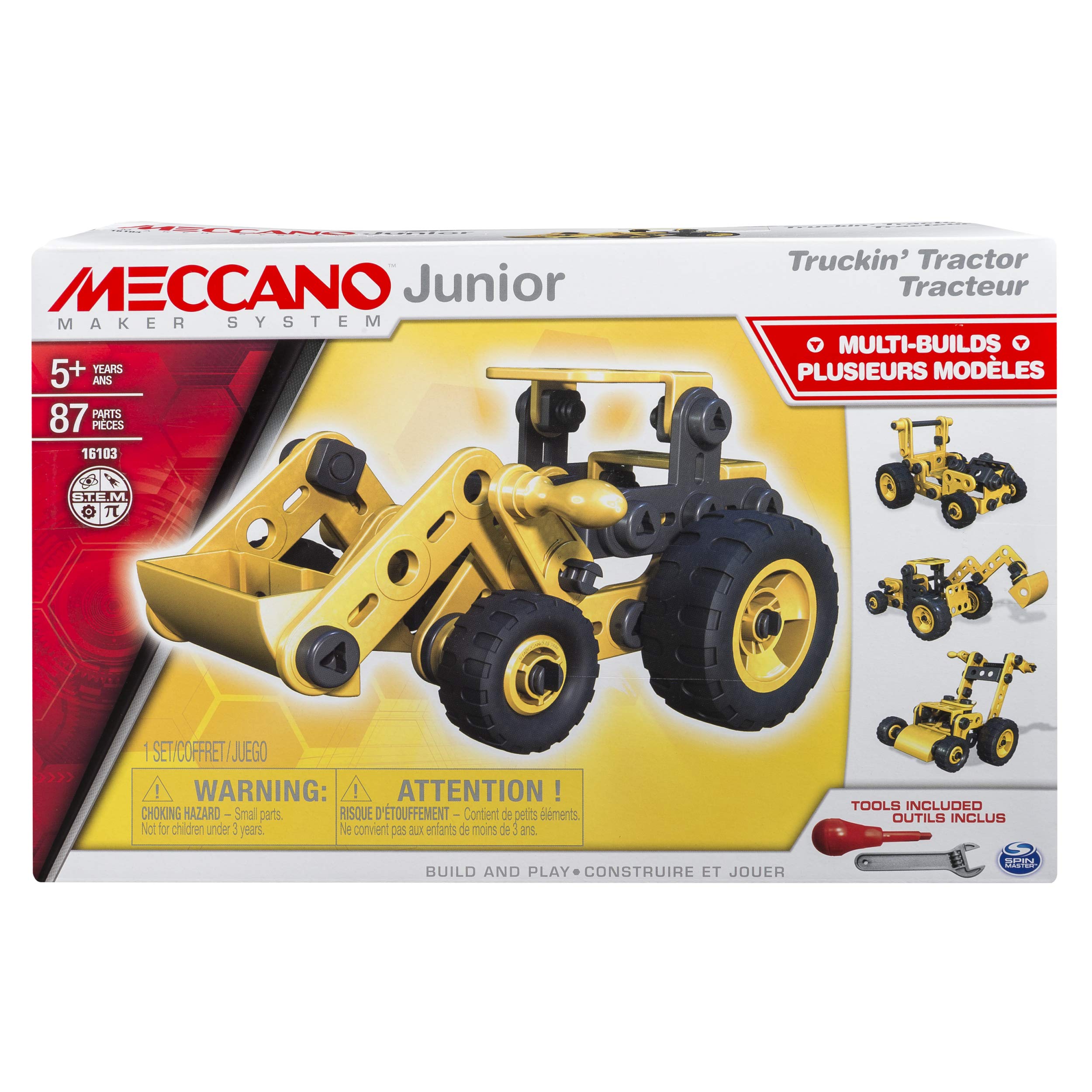 Spin Master Junior Tractor Yellow