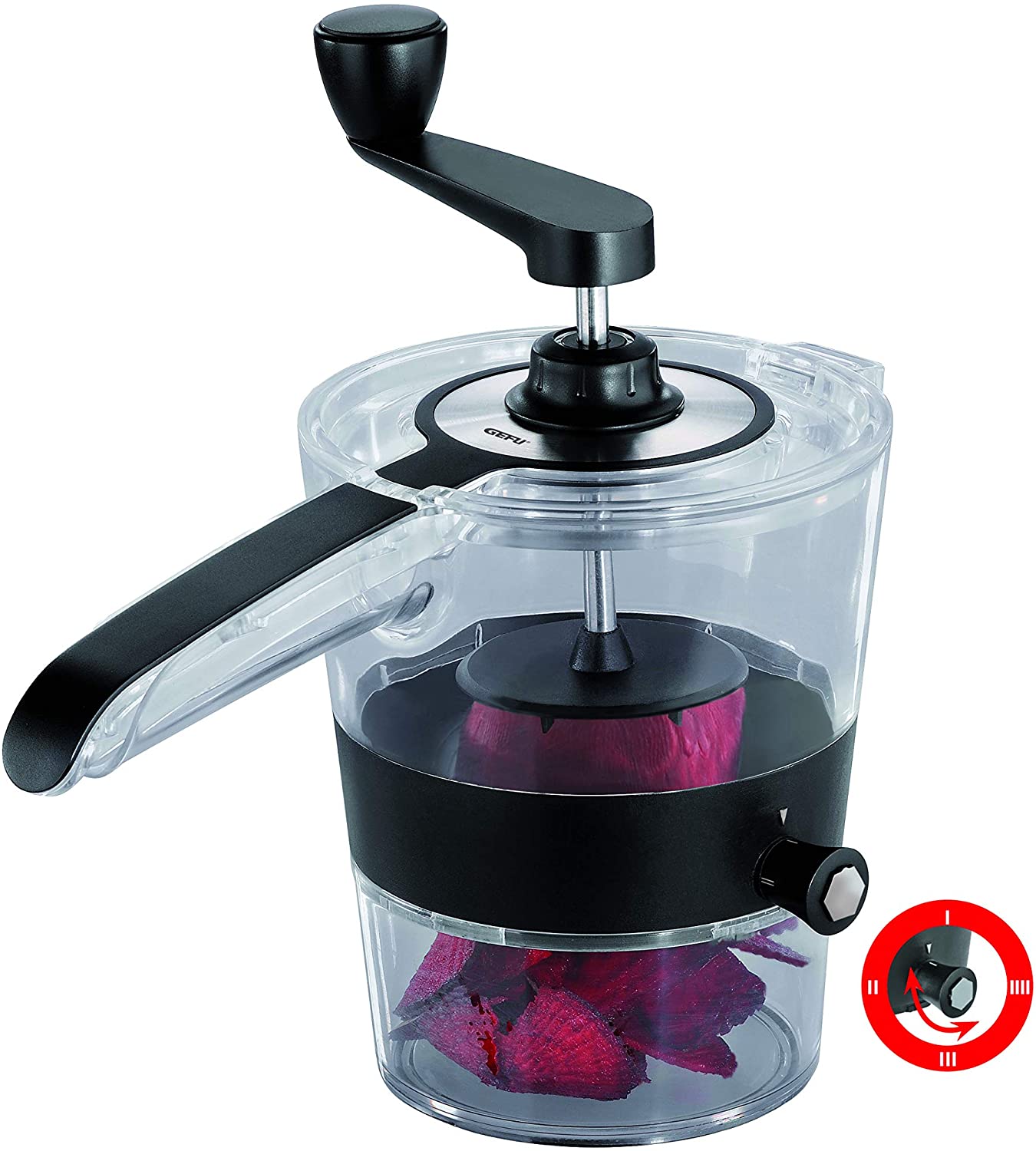GEFU Spiral Cutter 13410 - Delicious Vegetable Spaghetti in no time at all