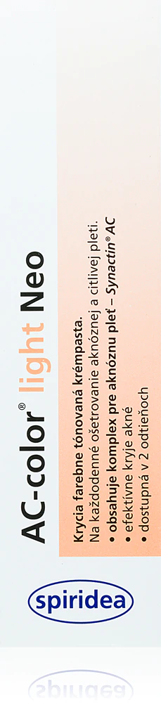 Spiridea AC-color Light Neo tinting cream for problematic skin, acne