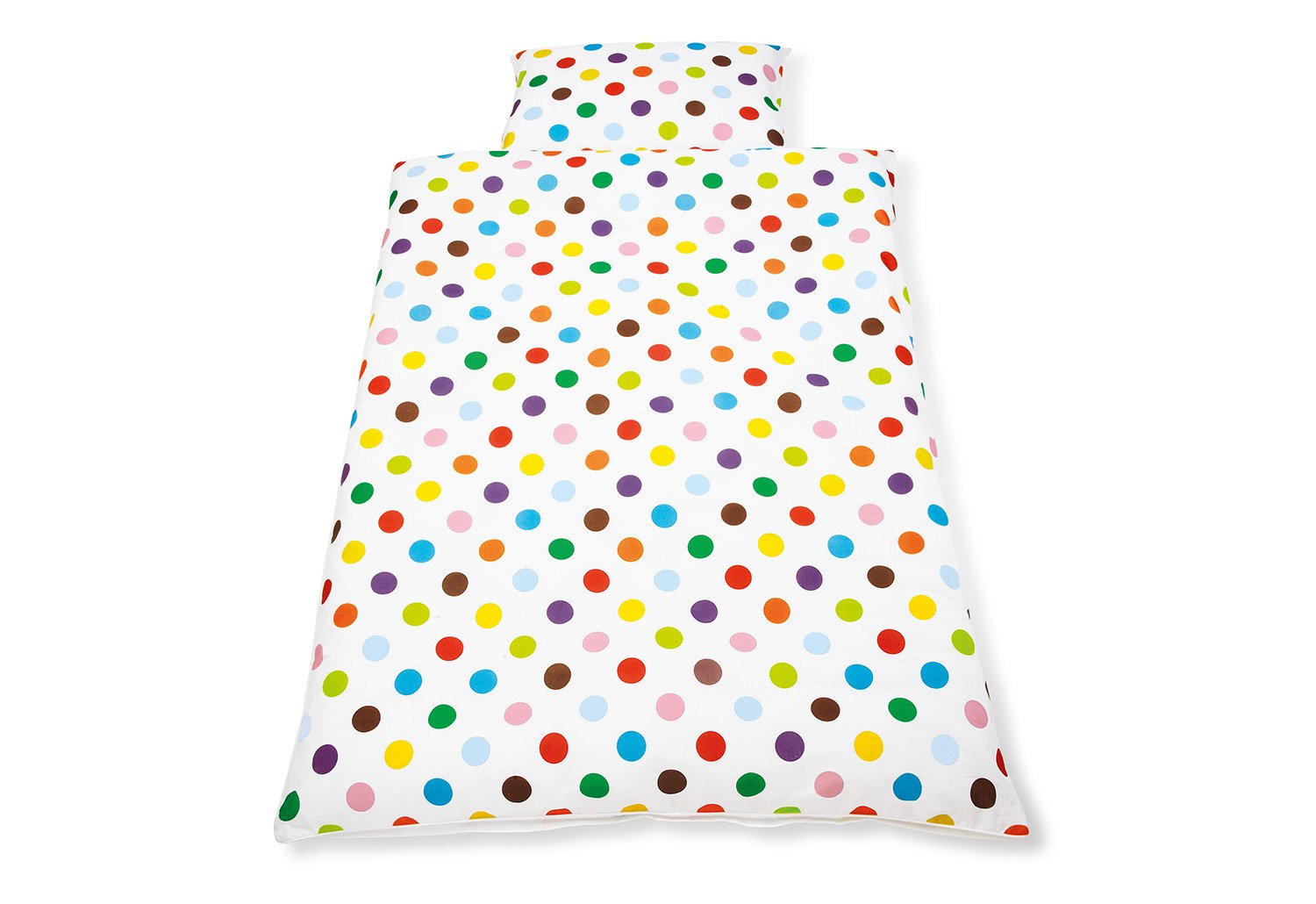 Pinolino 630666-0 Duvet and Pillowcase for Children\'s Beds, Sieger Design for Pinolino \'Dots\'