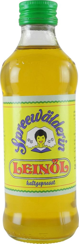 Spreewälderin Leinöl, kaltgepresst von Kunella Feinkost (250 ml)