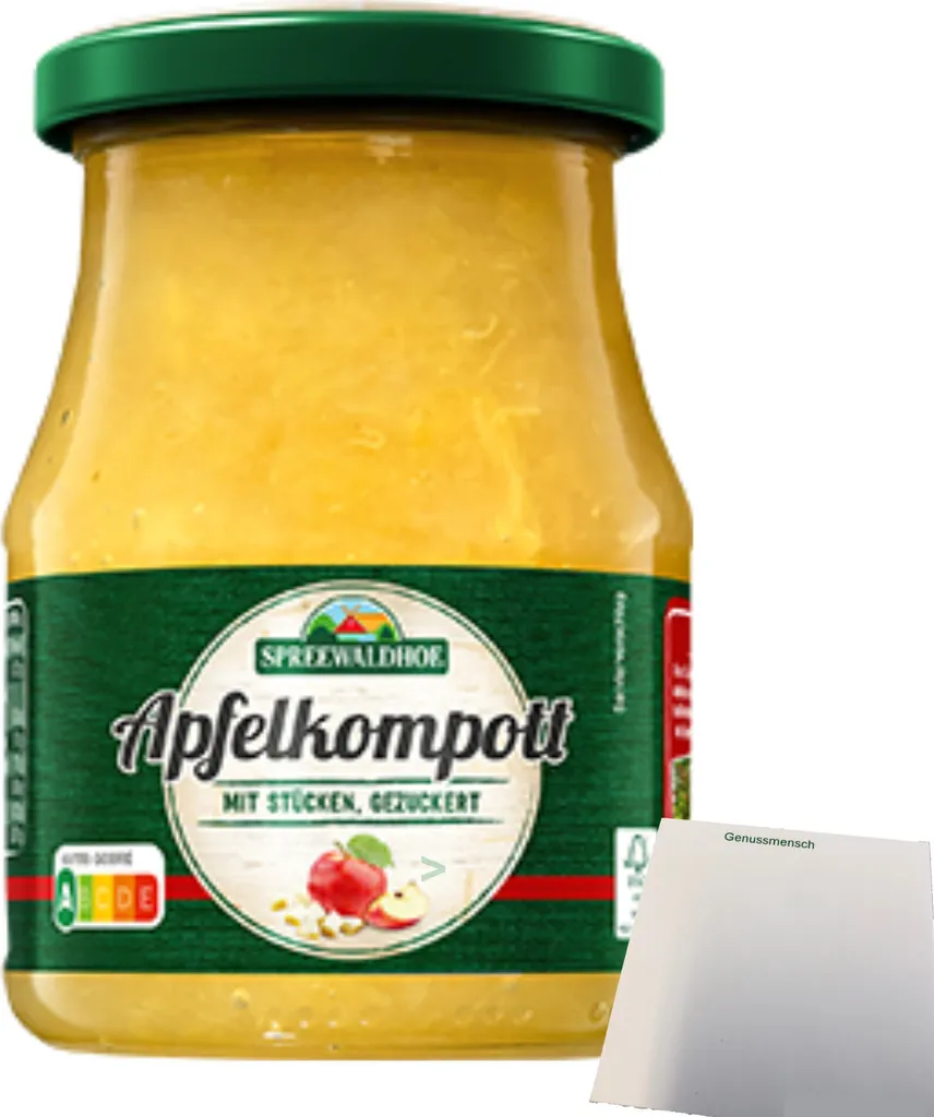 Spreewaldhof apple compote (360g jar) + usy block