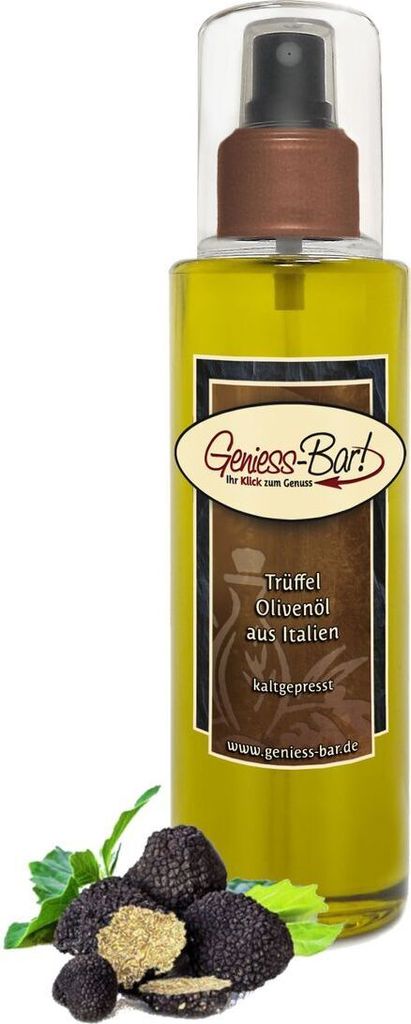 Sprühöl Trüffelöl aus Italien Sprühflasche 0,26L lebhaftes volles Trüffelaroma extra vergine