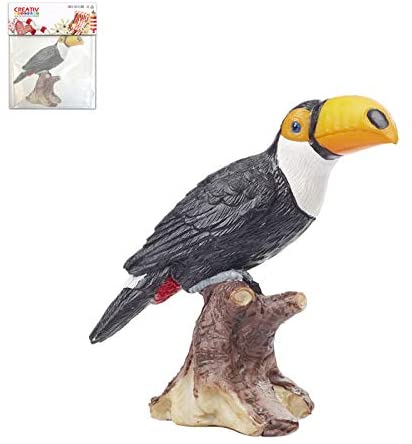 Creativ Discount Miniature Toucan On Tree Trunk, 5Cm