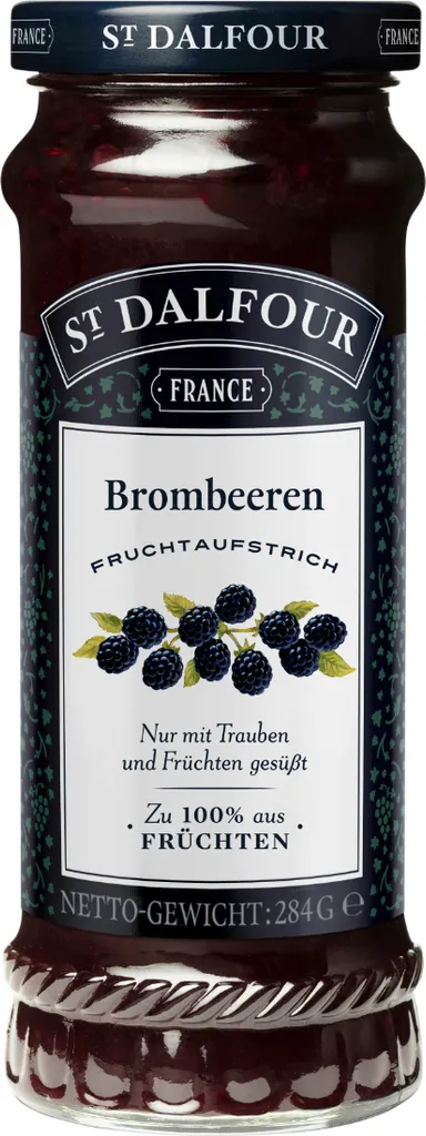 St. Dalfour Fruchtaufstrich Brombeeren Brotaufstrich Konfitüre 284g