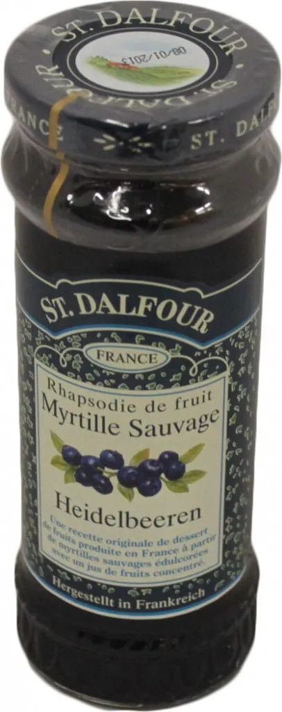 St. Dalfour Fruchtaufstrich Heidelbeeren Brotaufstrich Konfitüre 280g